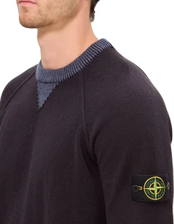 CREW NECK RAW HAND COTTON KNIT