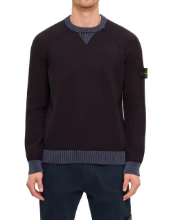 CREW NECK RAW HAND COTTON KNIT