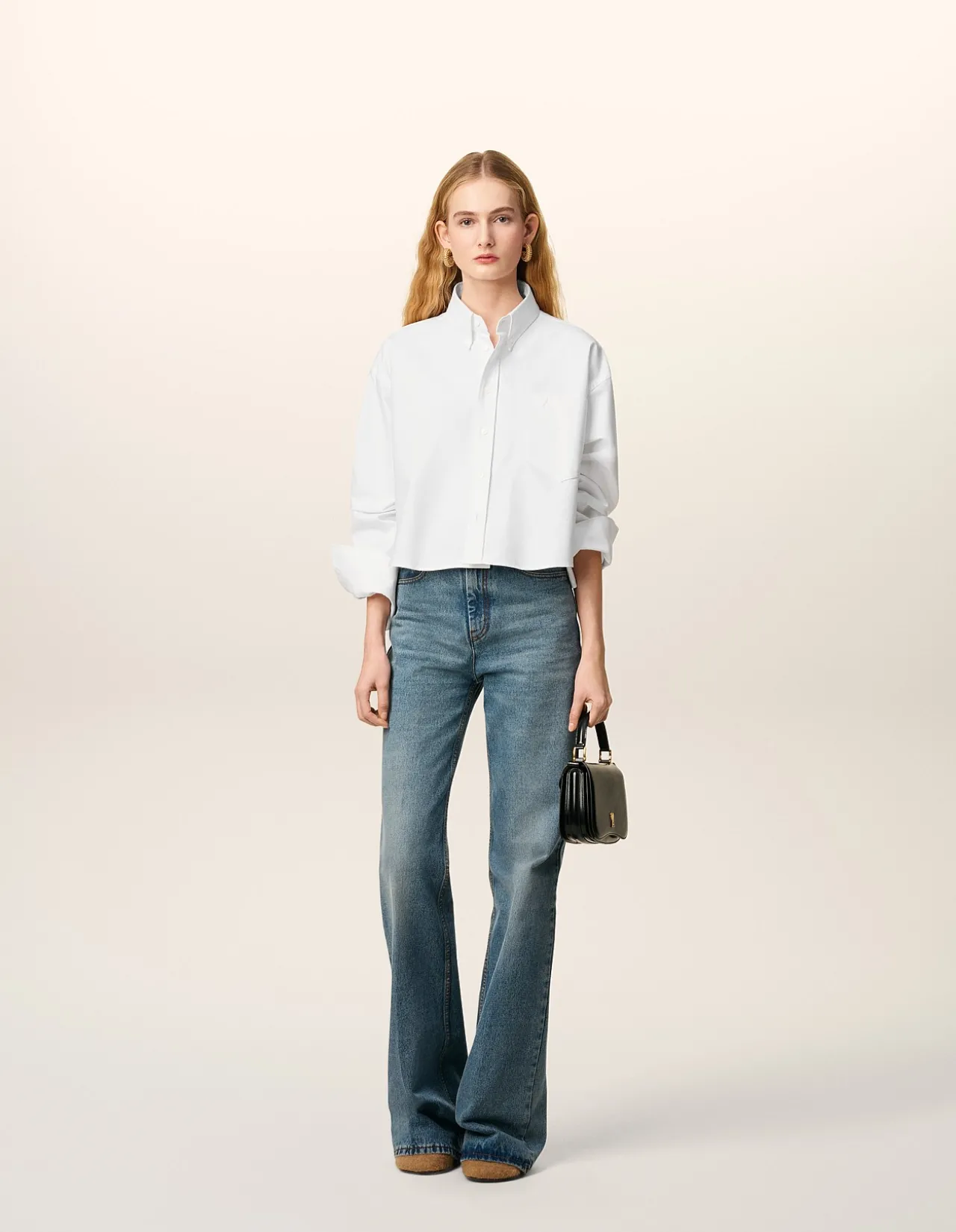 CROPPED Long Sleeve BU SHIRT