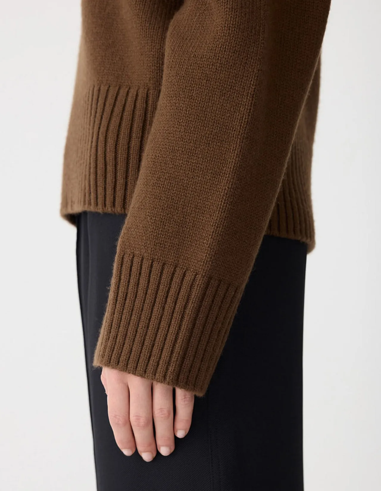 Crossover V Neck Knit
