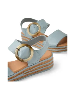 Cubbie Statement Buckle Platform Sandals