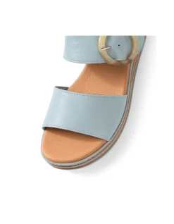 Cubbie Statement Buckle Platform Sandals