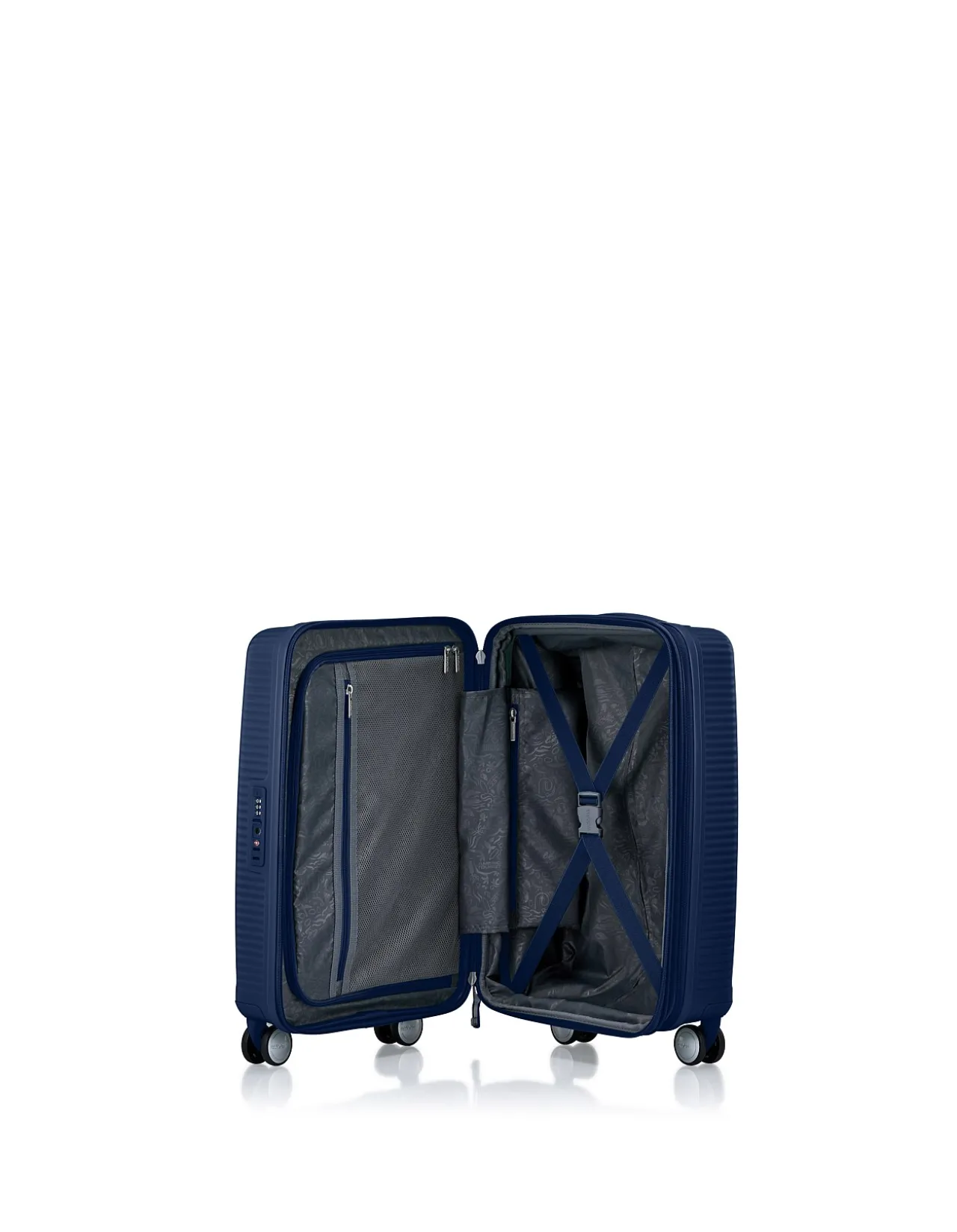 Curio 2 55cm Expandable Small Carry-On Suitcase Arctic Navy