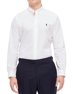Custom Fit Stretch Poplin Shirt