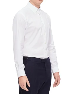 Custom Fit Stretch Poplin Shirt