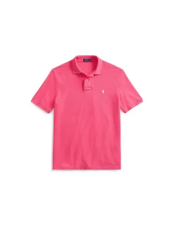 Custom Slim Fit Mesh Polo Shirt