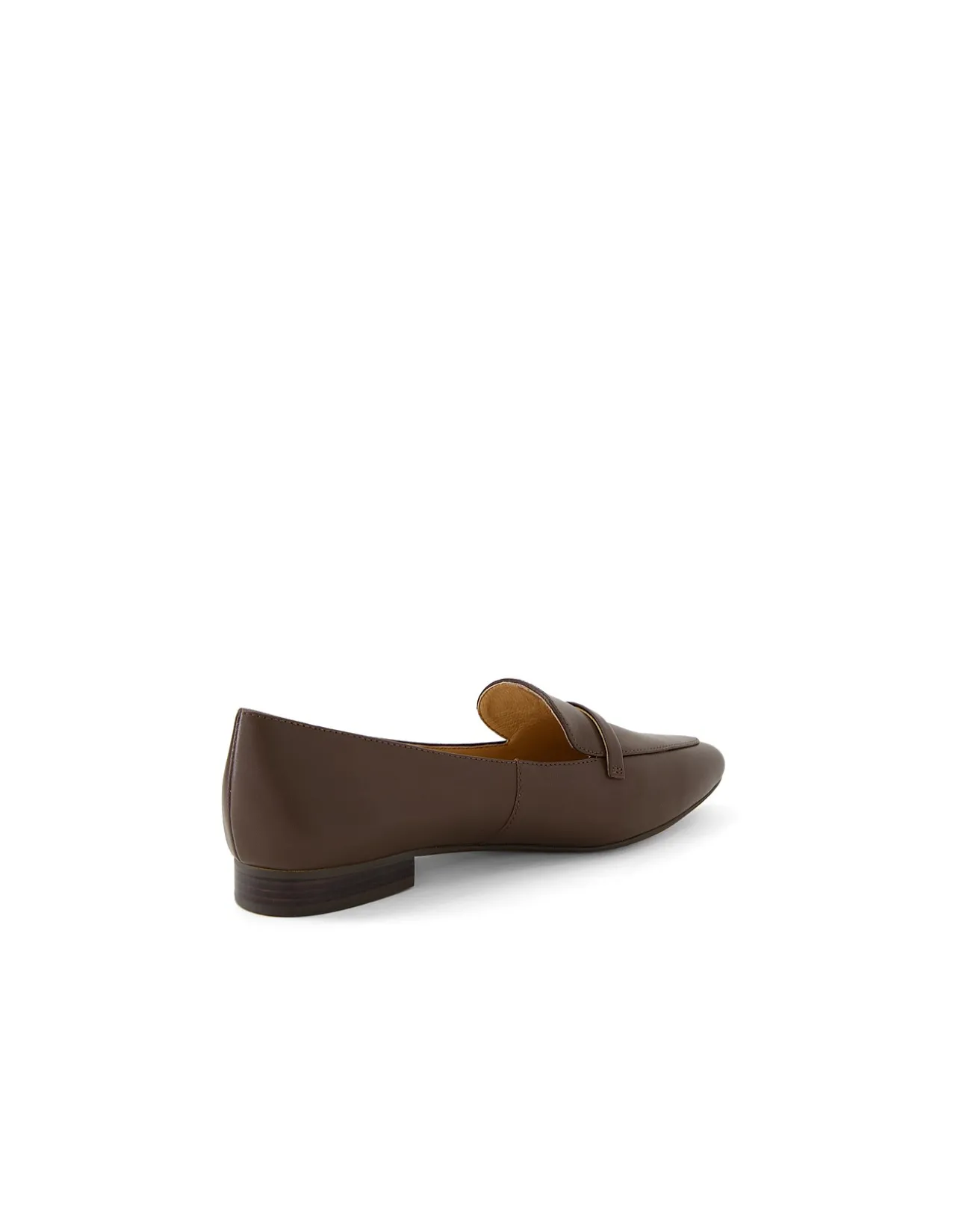 DAELE DF CHOC DK BROWN HEEL LEATHER