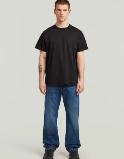 Dakota Relaxed Mid Rise Straight Leg Jeans