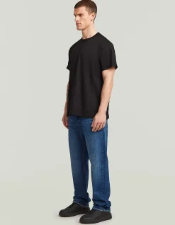 Dakota Relaxed Mid Rise Straight Leg Jeans