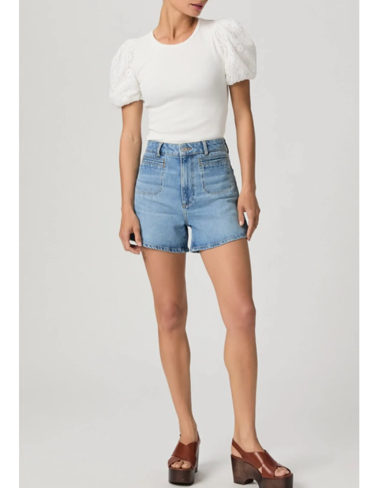 Dani Short W/Double Welt Stitch Through Pkts