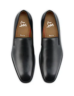 DANNY FLEX FLAT CALF BLACK LOAFERS
