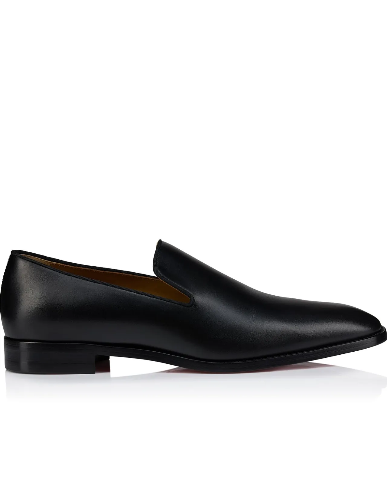DANNY FLEX FLAT CALF BLACK LOAFERS