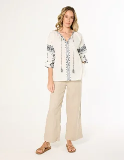 Danny Embroidered Top