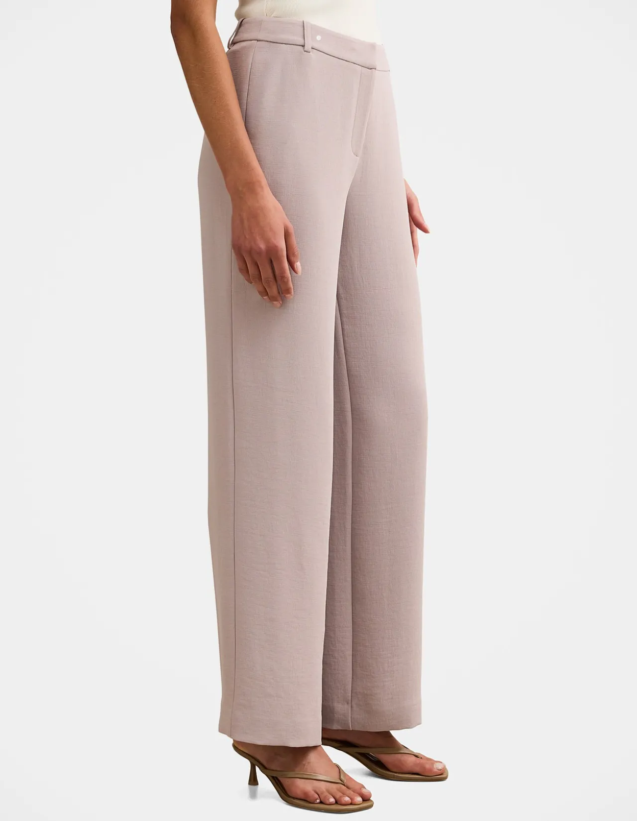 DAPHNE MID WAIST STRAIGHT LEG PANTS