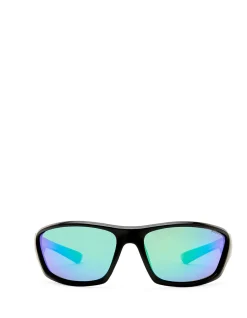 DARGAN BLACK WRAP SUNGLASSES