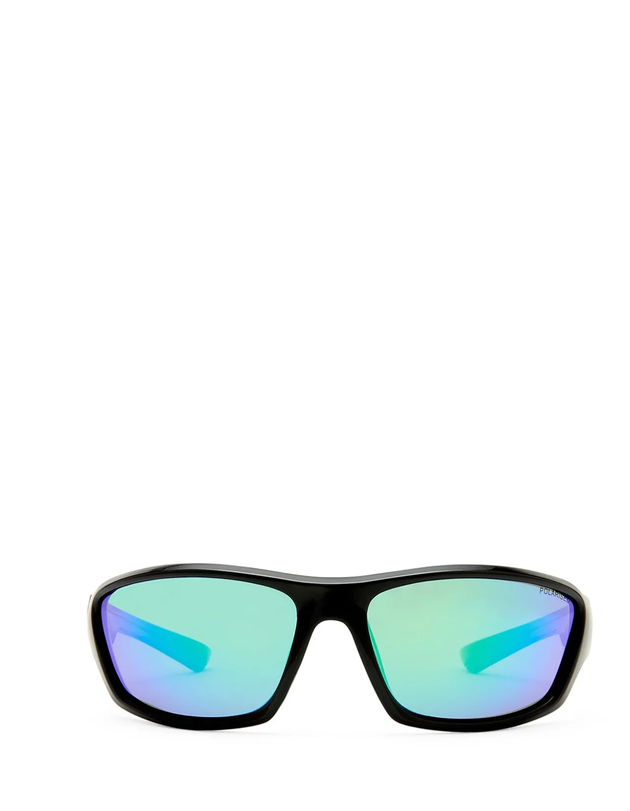 DARGAN BLACK WRAP SUNGLASSES