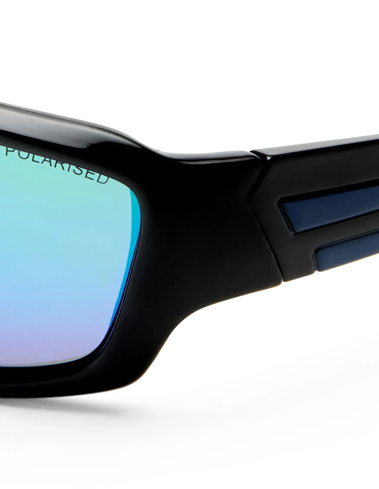 DARGAN BLACK WRAP SUNGLASSES