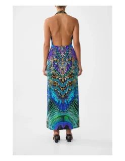 DEEP COWL PLUNGE DRESS