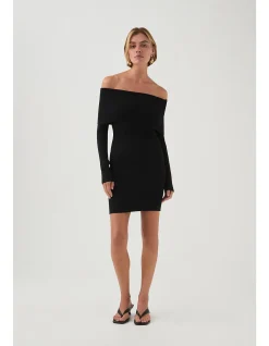 Deia Off Shoulder Long Sleeve Dress