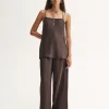 DELANEY SATIN TOP