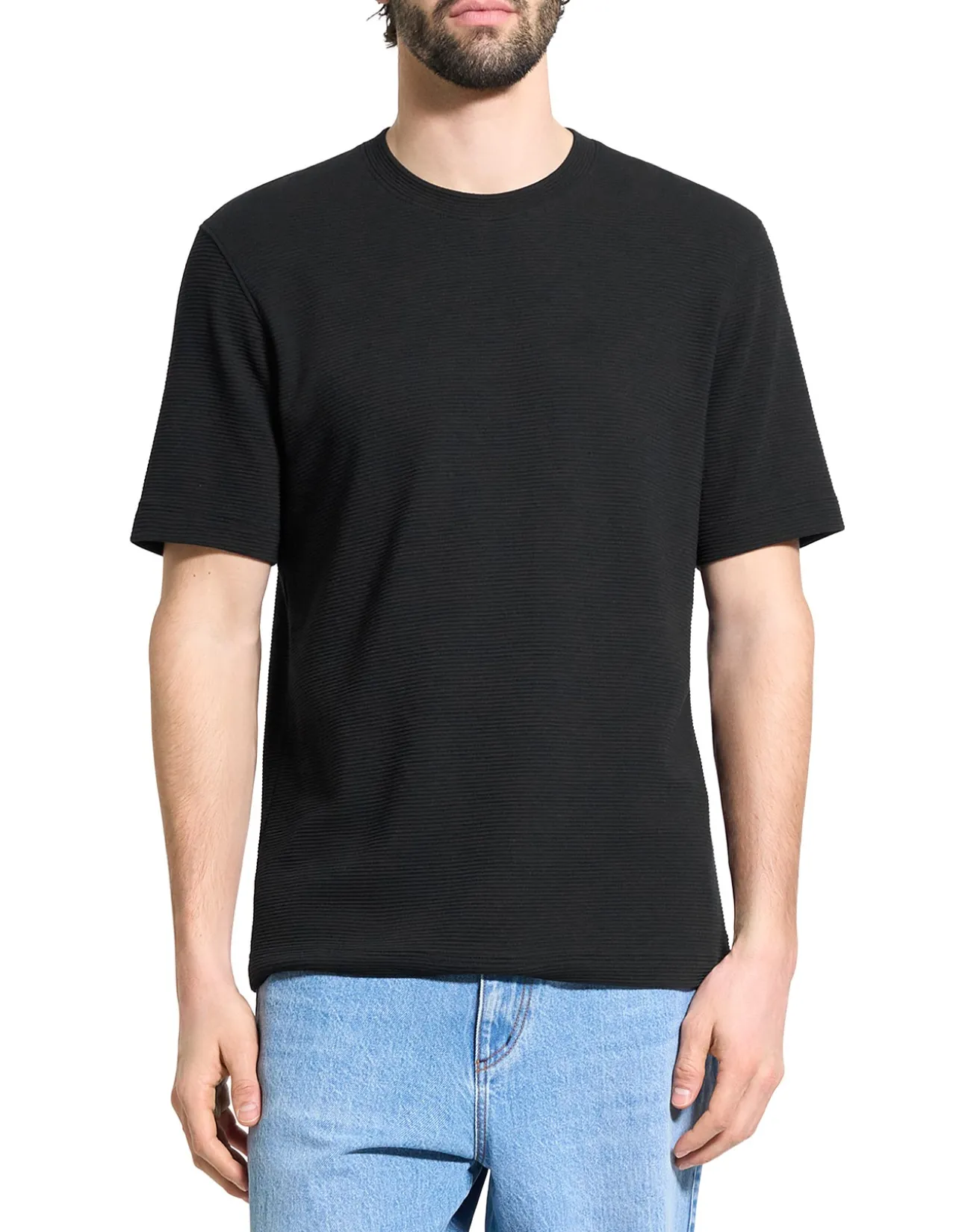 Delroy Tee in Studio Knit Jacquard