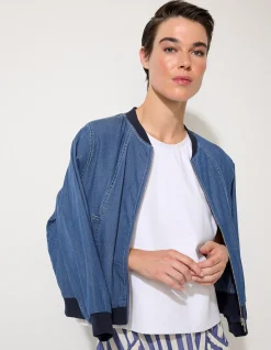 DENIM BOMBER
