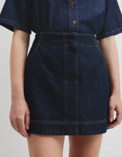Denim Mini Skirt