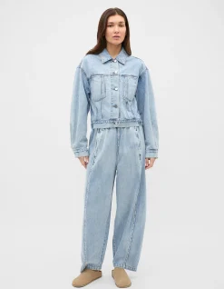 DENIM CROP JACKET