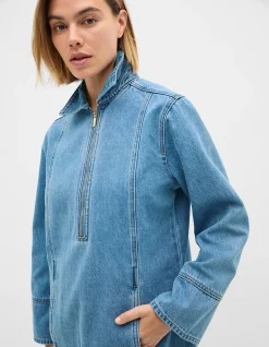 DENIM MINI DRESS