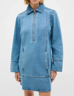 DENIM MINI DRESS