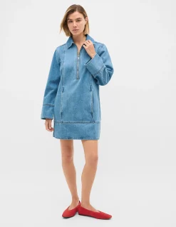 DENIM MINI DRESS