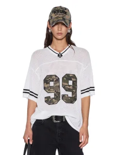 Derby Boyrfriend Short Sleeve Jersey Camo T-Shirt