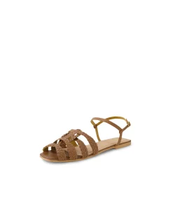 Dessma Woven Leather Strap Sandals