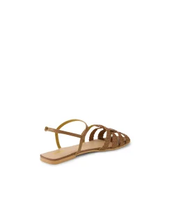 Dessma Woven Leather Strap Sandals