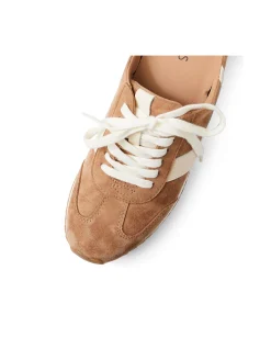 Dibs Suede Lace Up Mule Sneakers