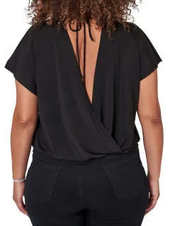 Dip It Low Top Overlapped Wrap Black