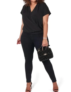 Dip It Low Top Overlapped Wrap Black