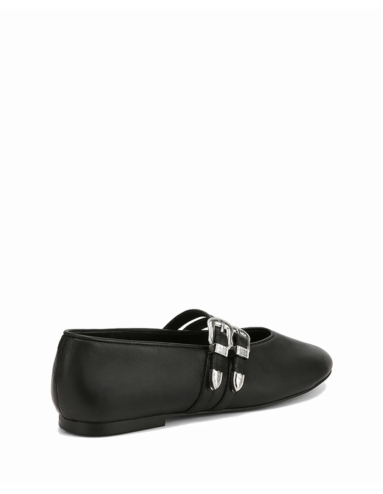 DIVON Black Leather Mary Jane