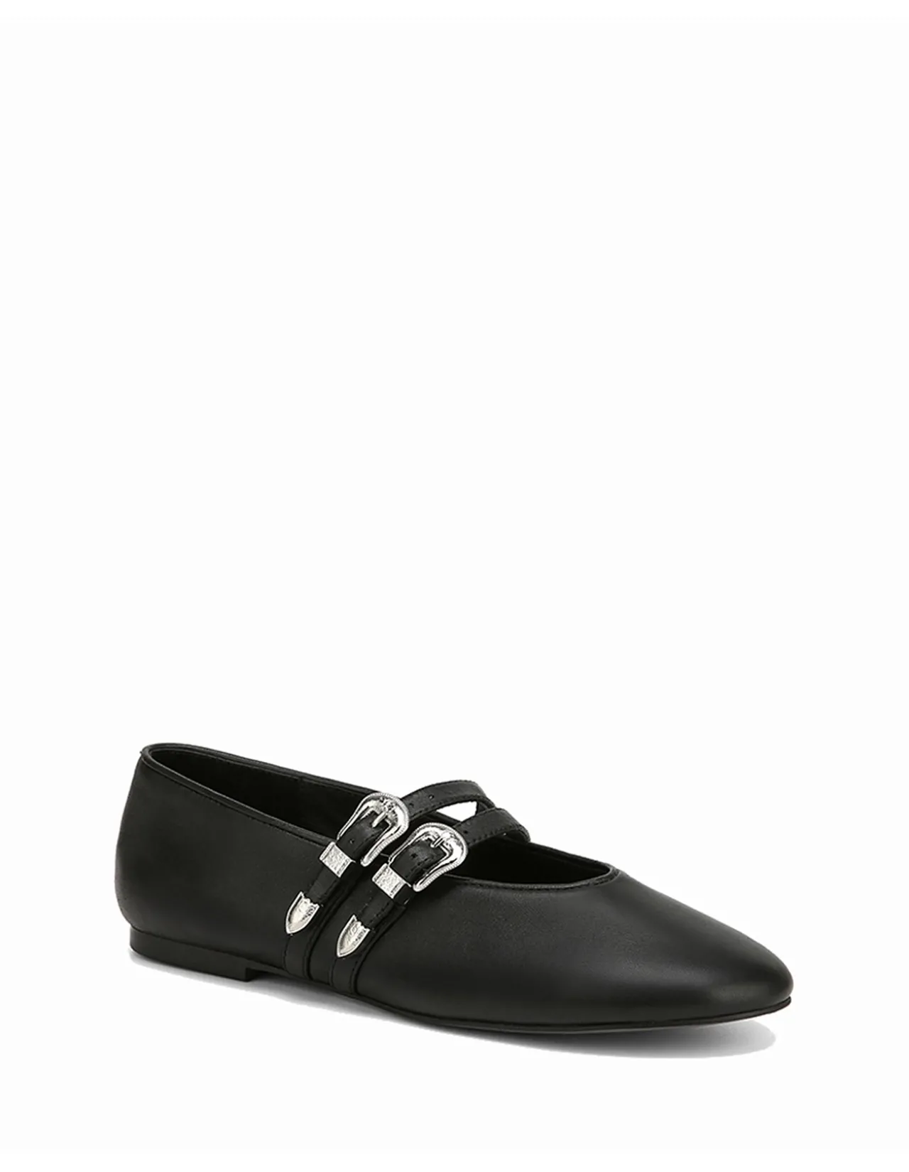 DIVON Black Leather Mary Jane