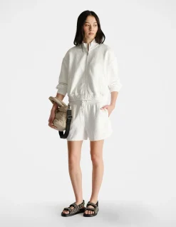 D-LUXE EMBOSSED SWEAT SHORT
