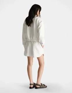 D-LUXE EMBOSSED SWEAT SHORT