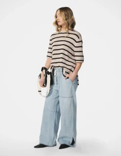 D-Luxe Relaxed Drawcord Denim Jogger Pants