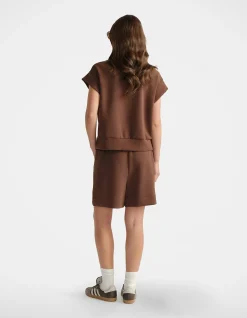 D-Luxe High Waisted Neoprene Lounge Short