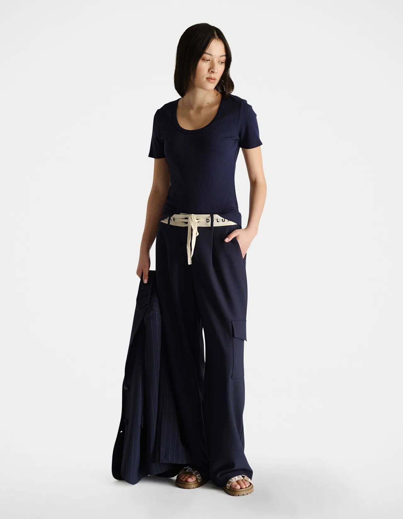 D-LUXE LOGO WAISTBAND PANT