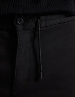 Dobby Denim Drawstring Pants