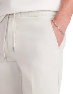 Dobby Denim Drawstring Pants