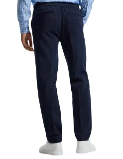 Dobby Denim Drawstring Pants