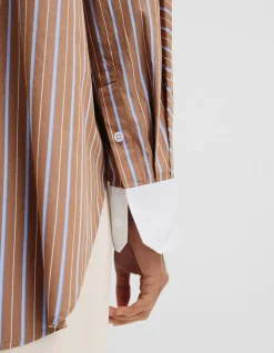 Dolman Striped Shirt