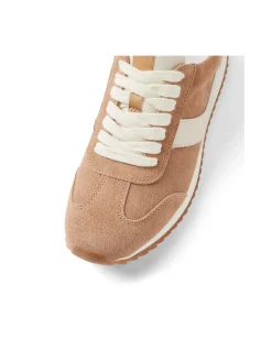 Donnie Latte Suede Retro Trainers