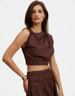DOTTIE DRAPED HARDWARE TOP